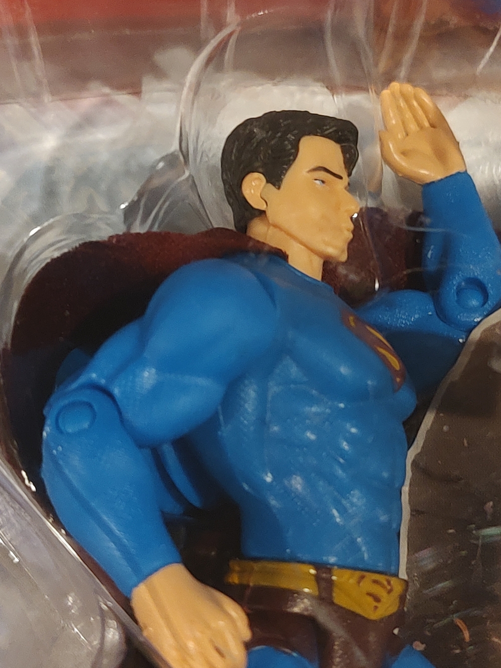 Mattel 2006 Superman Returns Action Figure with Red Cape Factory Sealed